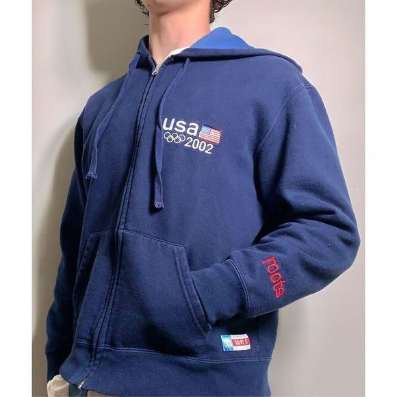 2002 "Roots" Olympics Full zip Jacket - Picture 1 of 6